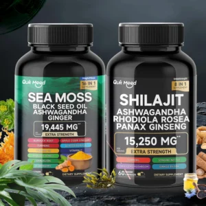 Bundle Sea Moss and shilajit |High Potency Vitality Combo