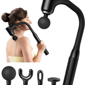 Deep Tissue Massage Gun with Extended Handle,