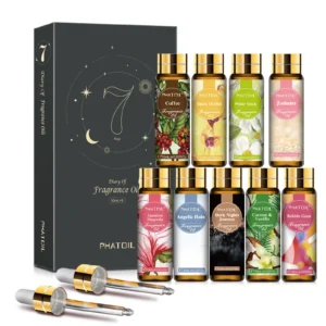 PHATOIL 9 Bottles Fragrance Oil Gift Box Set-10ml