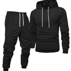 Men's Hooded Sweatshirt And Ankle Pants